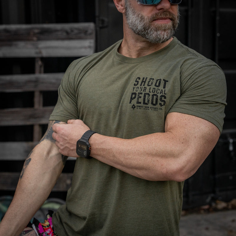 Load image into Gallery viewer, Shoot Your Local Pedos Men's T-Shirt
