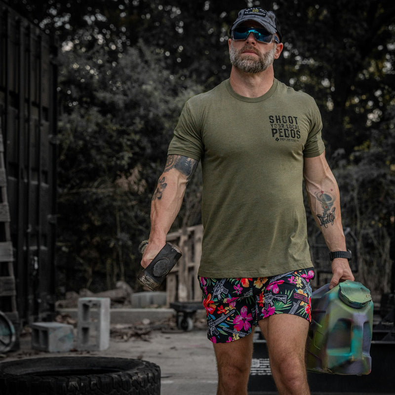 Load image into Gallery viewer, Shoot Your Local Pedos Men&#39;s T-Shirt
