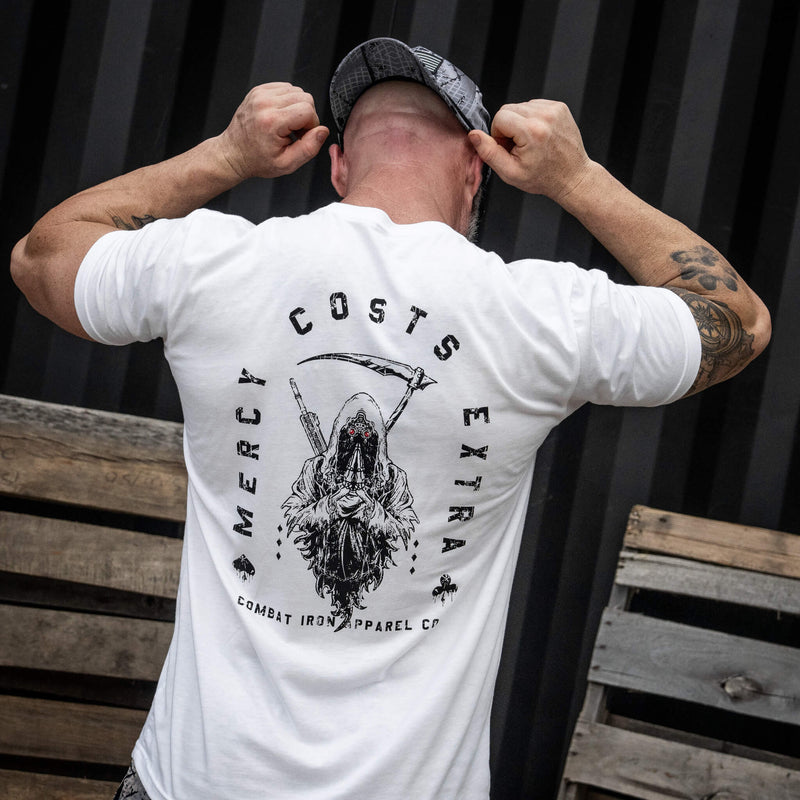 Load image into Gallery viewer, Mercy Costs Extra Men's T-Shirt
