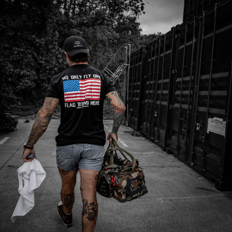 Load image into Gallery viewer, Only Flag We Fly &#39;Round Here Men&#39;s T-Shirt
