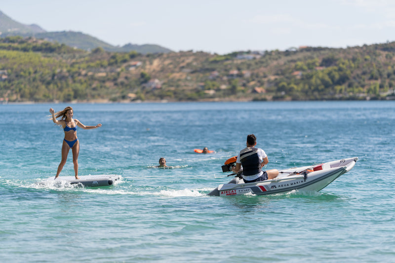 Load image into Gallery viewer, Aqua Marina ISLAND+ 8'2" Inflatable Air Platform Boat
