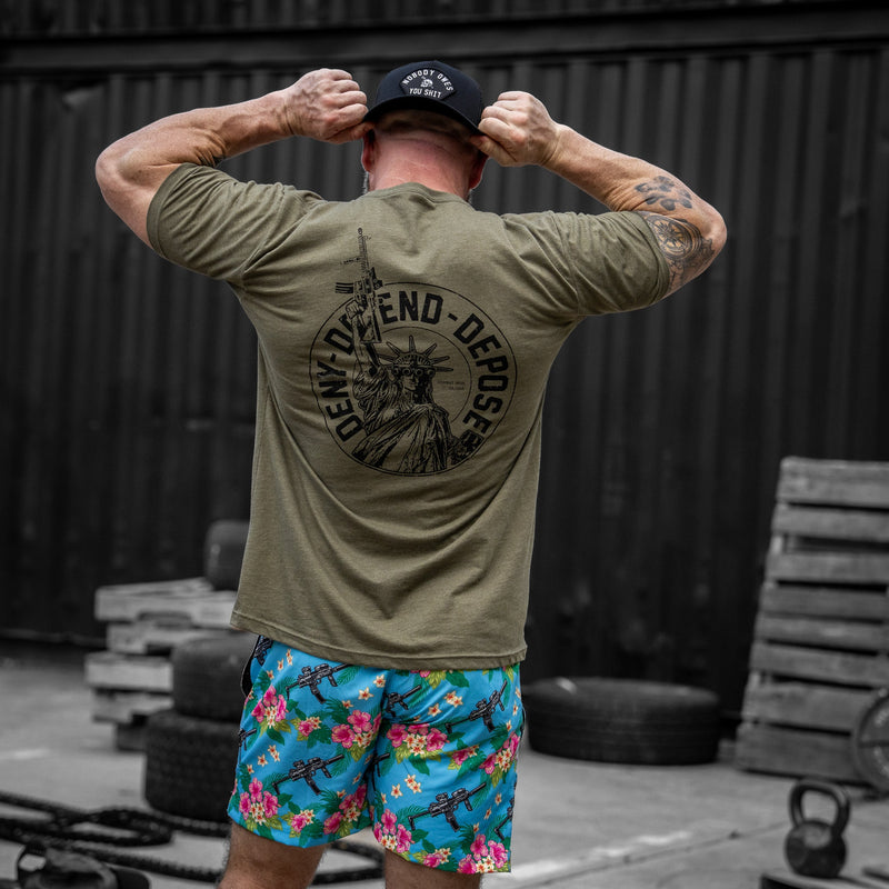 Load image into Gallery viewer, Deny. Defend. Depose Men's T-Shirt
