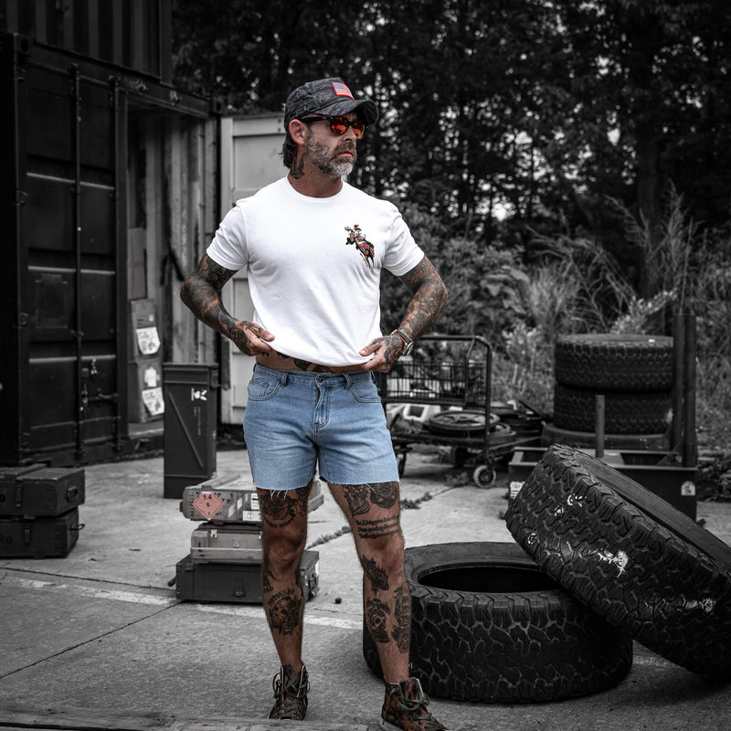 Load image into Gallery viewer, Ride &#39;Em Raw - Saddles Are For Sissy&#39;s Men&#39;s T-Shirt
