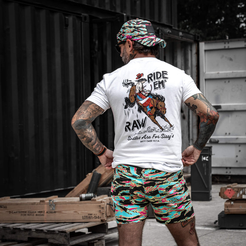 Load image into Gallery viewer, Ride &#39;Em Raw - Saddles Are For Sissy&#39;s Men&#39;s T-Shirt
