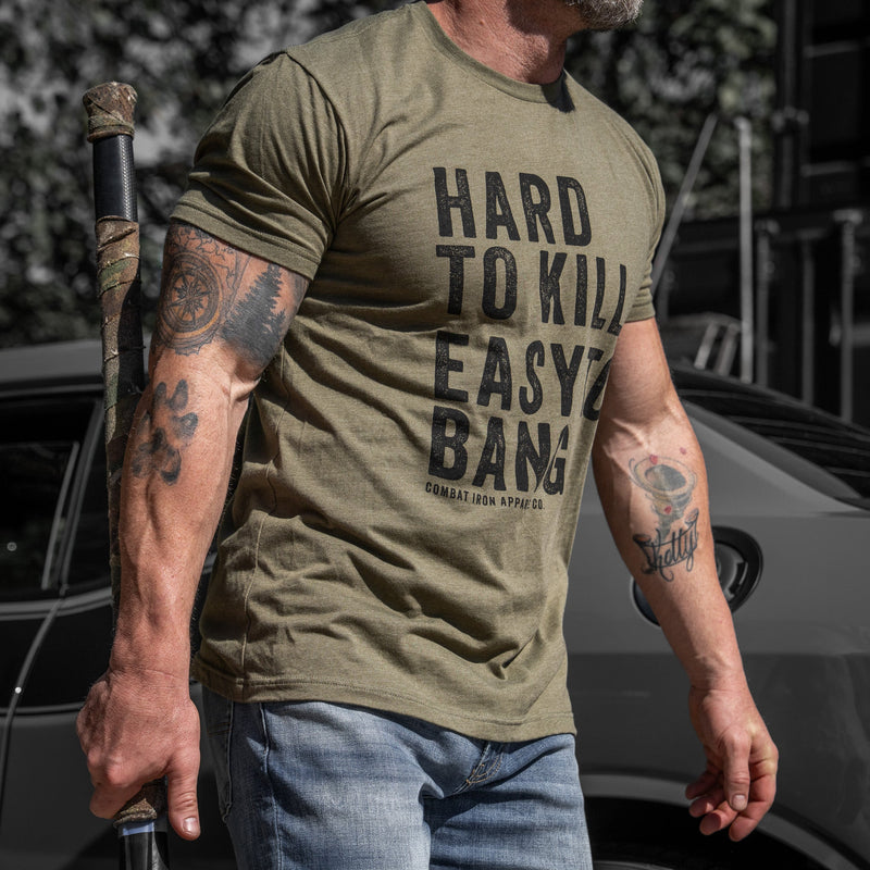 Load image into Gallery viewer, Hard to Kill. Easy to Bang. Men's T-Shirt
