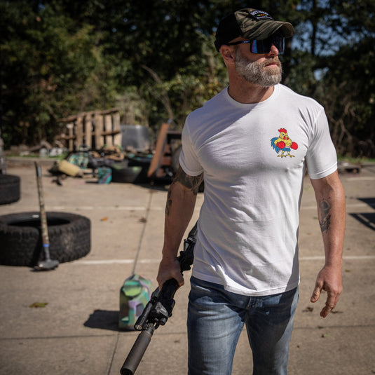 Boxing Chicken Cock Strong Men's T-Shirt