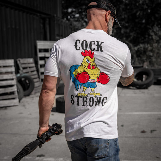 Boxing Chicken Cock Strong Men's T-Shirt