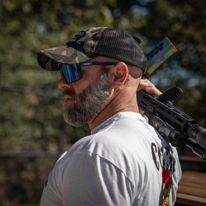 Load image into Gallery viewer, Retired Hoochie Daddy Veteran Patch Ripstop Tactical Mesh Snapback Hat
