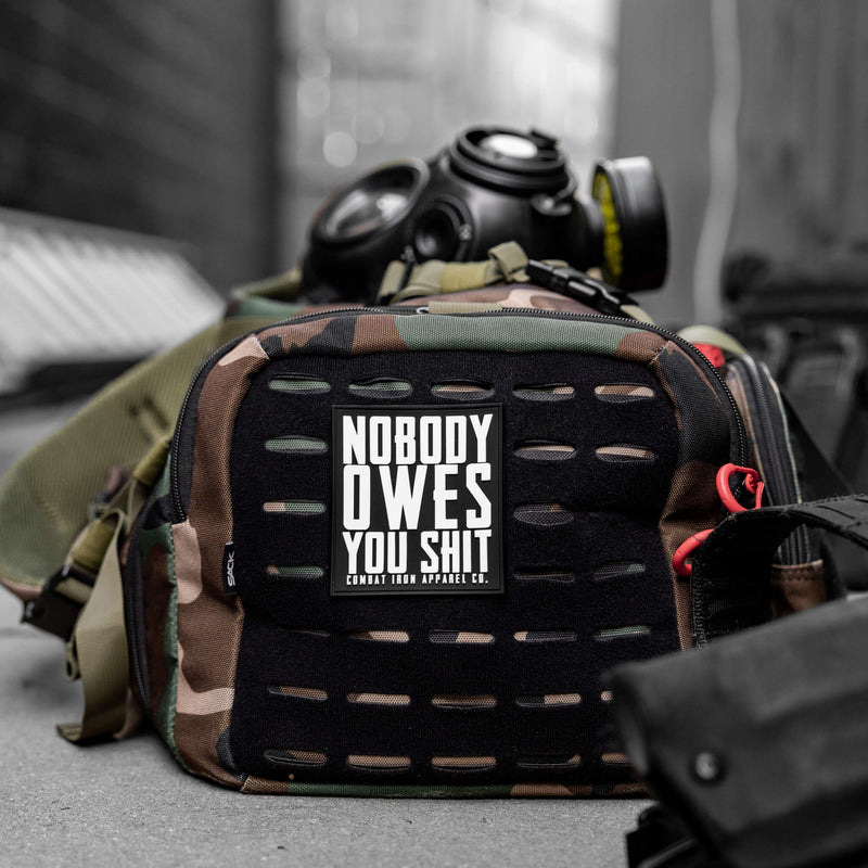Load image into Gallery viewer, Nobody Owes You Shit PVC Velcro Patch
