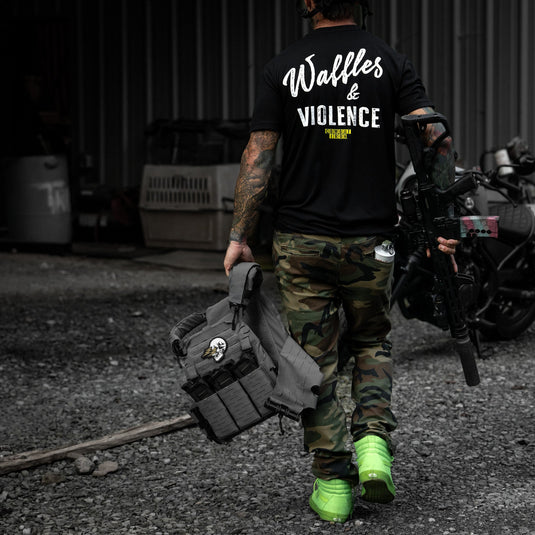 Waffles & Violence Men's T-Shirt
