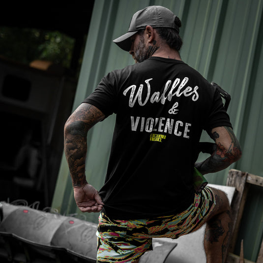 Waffles & Violence Men's T-Shirt