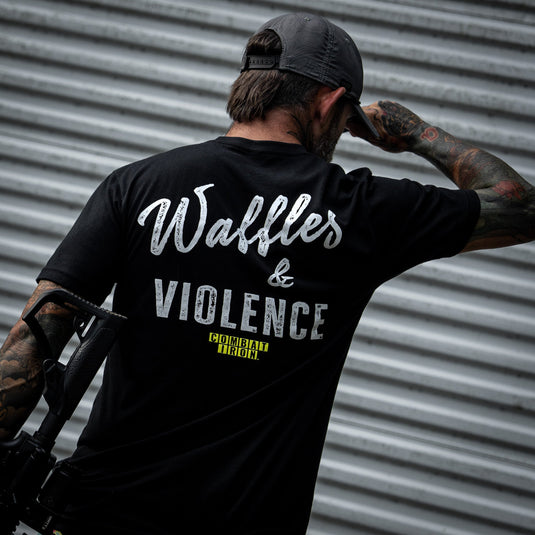 Waffles & Violence Men's T-Shirt