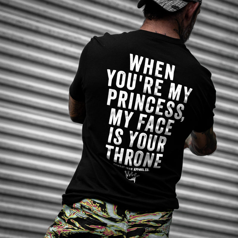 Load image into Gallery viewer, When You're My Princess, My Face Is Your Throne Men's T-Shirt
