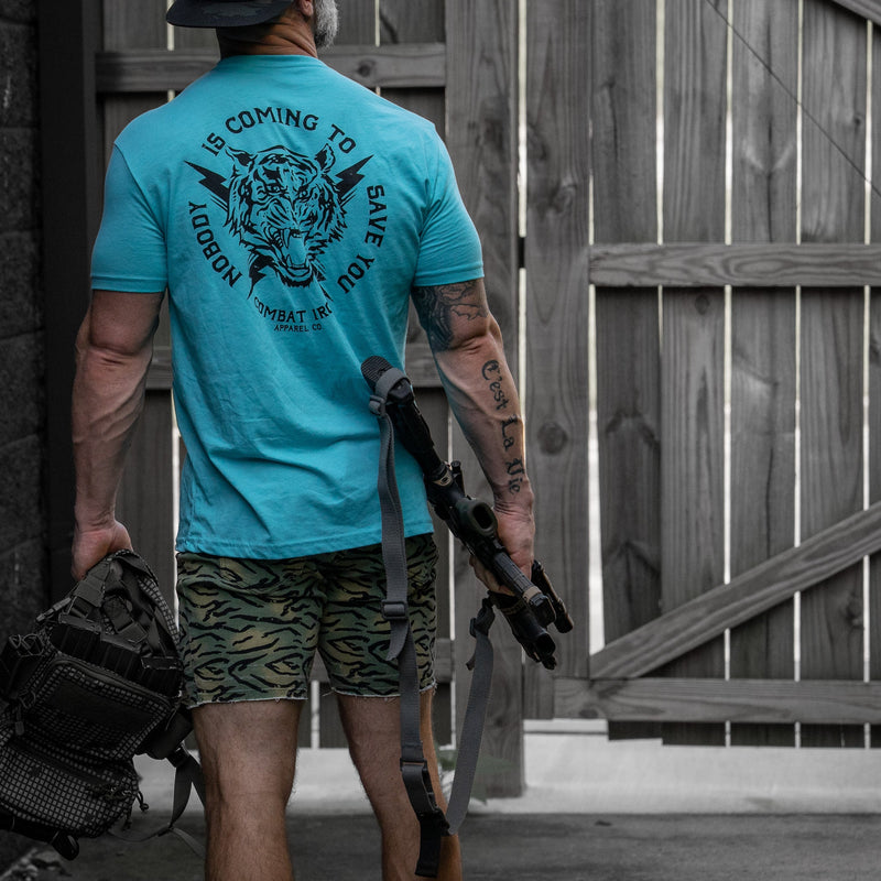 Load image into Gallery viewer, Nobody Is Coming To Save You Men&#39;s T-Shirt
