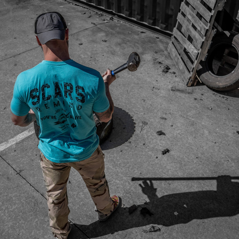 Load image into Gallery viewer, Scars Remind You That You&#39;re Alive Men&#39;s T-Shirt
