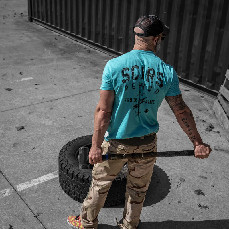 Load image into Gallery viewer, Scars Remind You That You're Alive Men's T-Shirt

