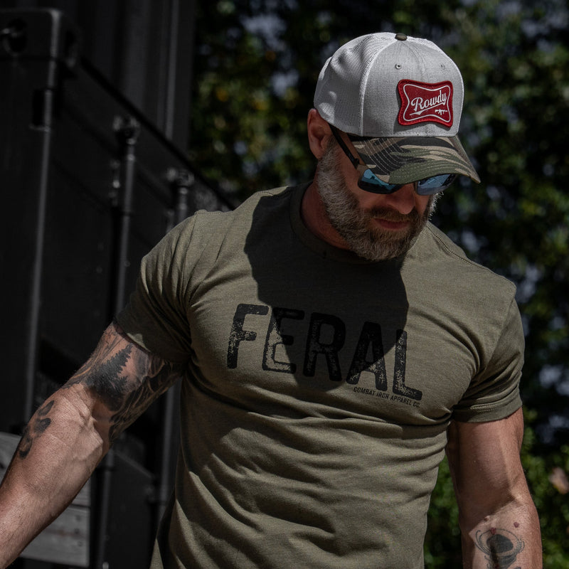 Load image into Gallery viewer, Rowdy Beer Logo Patch Snapback Hat
