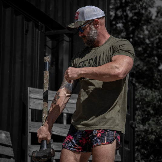 Feral Distressed Men's T-Shirt