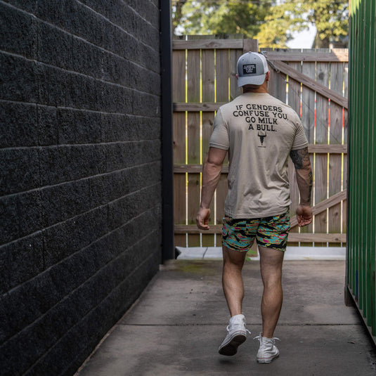 If Genders Confuse You, Go Milk a Bull Men's T-Shirt