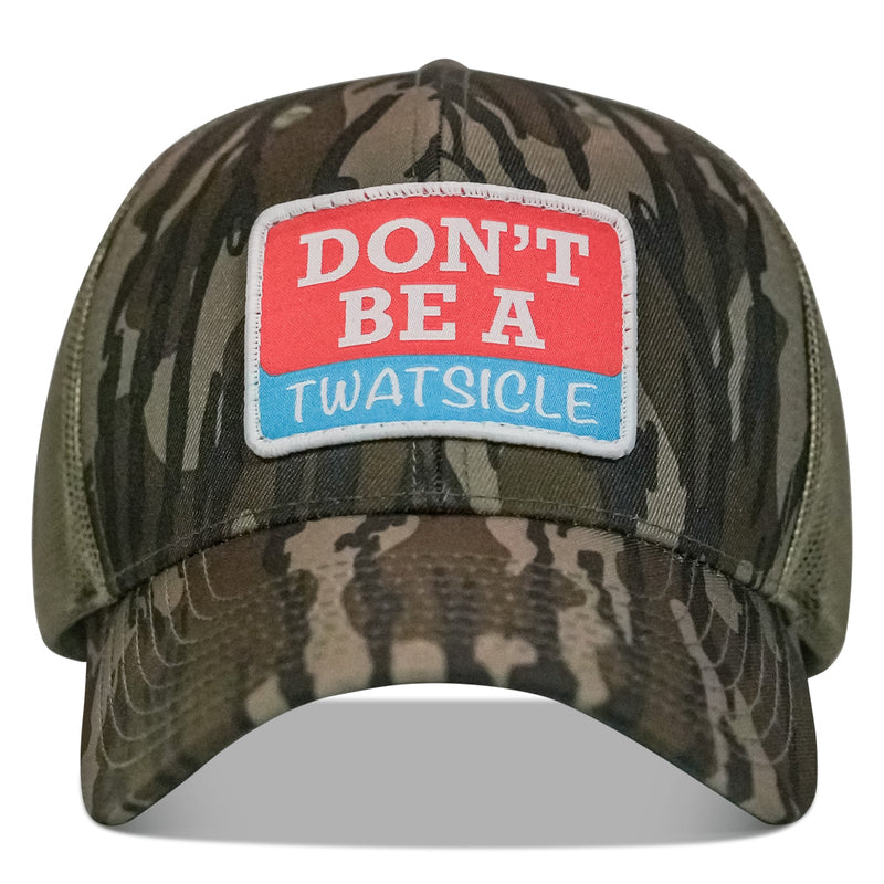 Load image into Gallery viewer, Don&#39;t Be A Twatsicle Patch Snapback Hat
