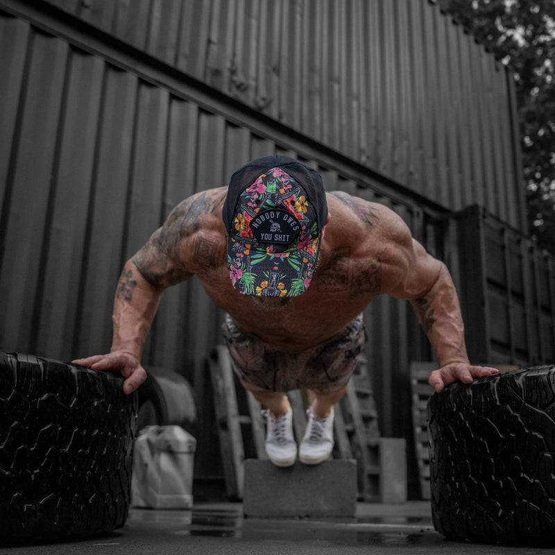 Load image into Gallery viewer, Nobody Owes You Shit Arched Patch Tactical Ripstop Mesh Snapback Hat
