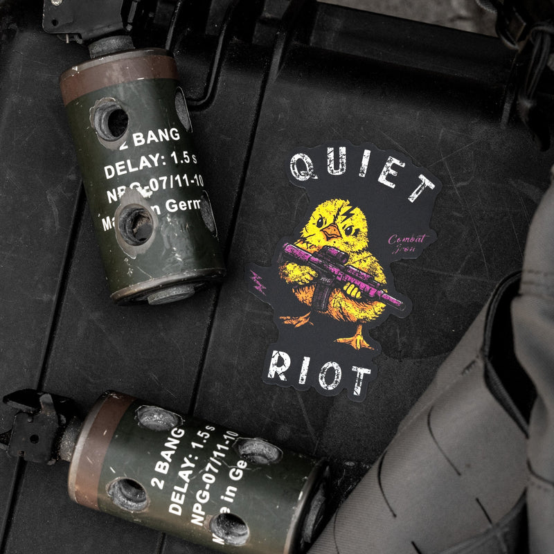 Load image into Gallery viewer, Quiet Riot Duck Decal
