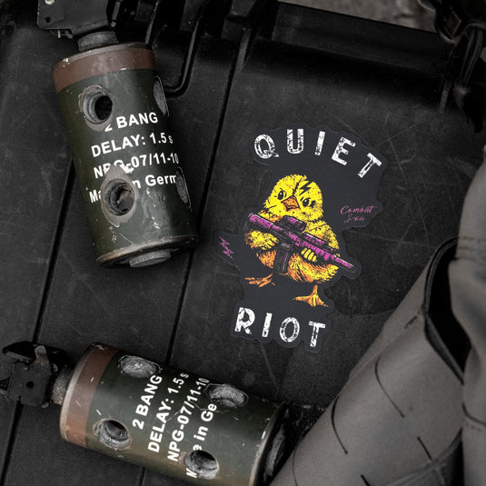 Quiet Riot Duck Decal