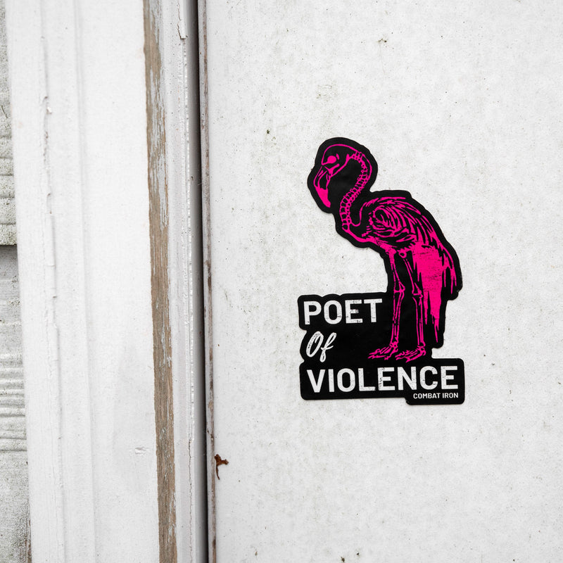 Load image into Gallery viewer, Poet Of Violence Decal
