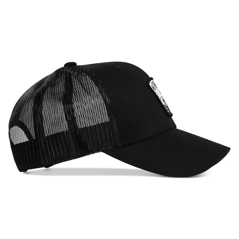 Load image into Gallery viewer, Nobody Is Coming To Save You Skull Patch Snapback Hat
