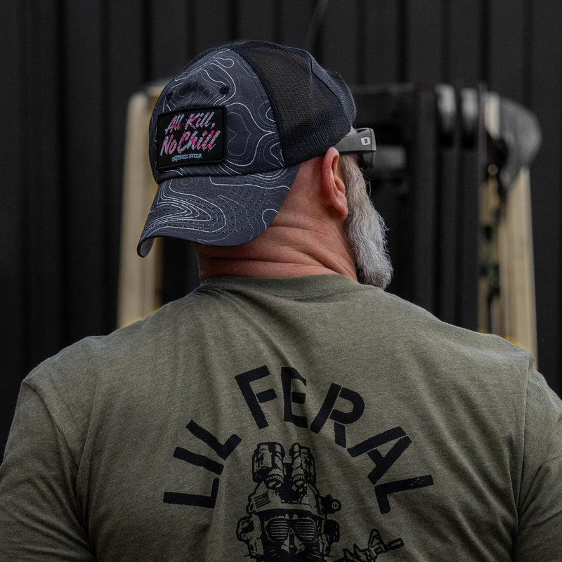 Load image into Gallery viewer, All Kill No Chill Patch Tactical Ripstop Mesh Snapback Hat
