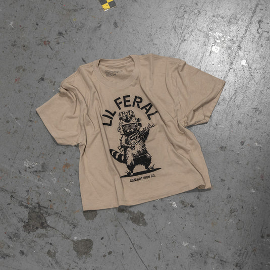 Lil Feral Raccoon Women's Crop T-Shirt