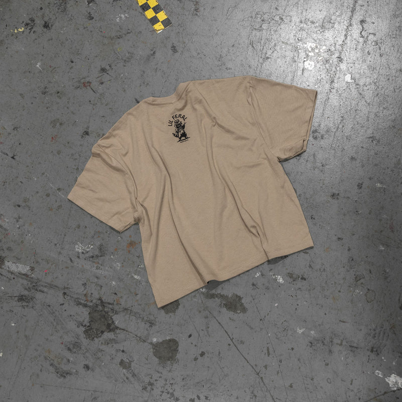 Load image into Gallery viewer, Lil Feral Raccoon Women's Crop T-Shirt
