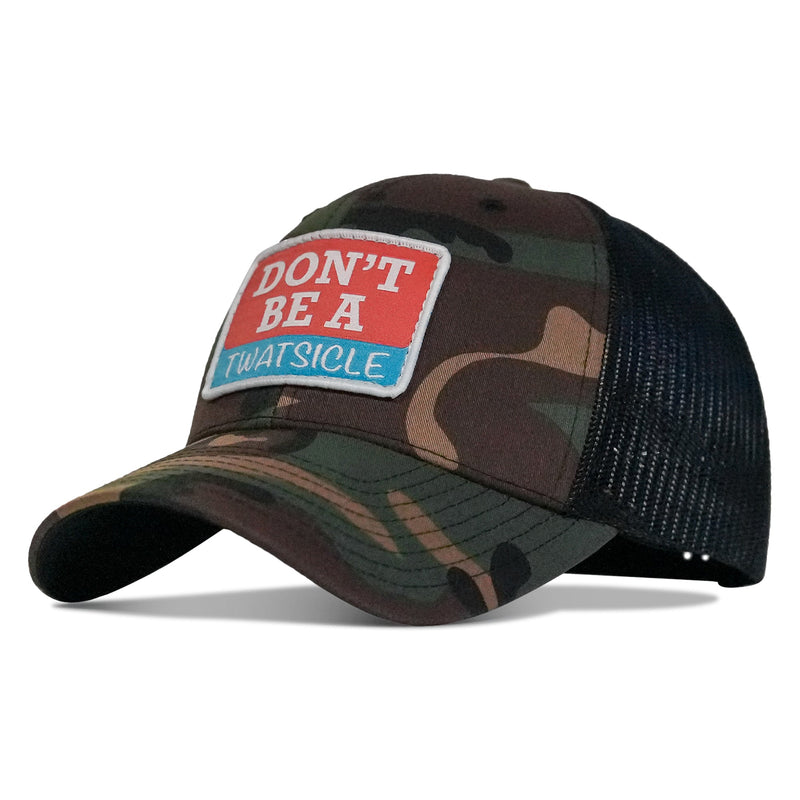 Load image into Gallery viewer, Don&#39;t Be A Twatsicle Patch Snapback Hat
