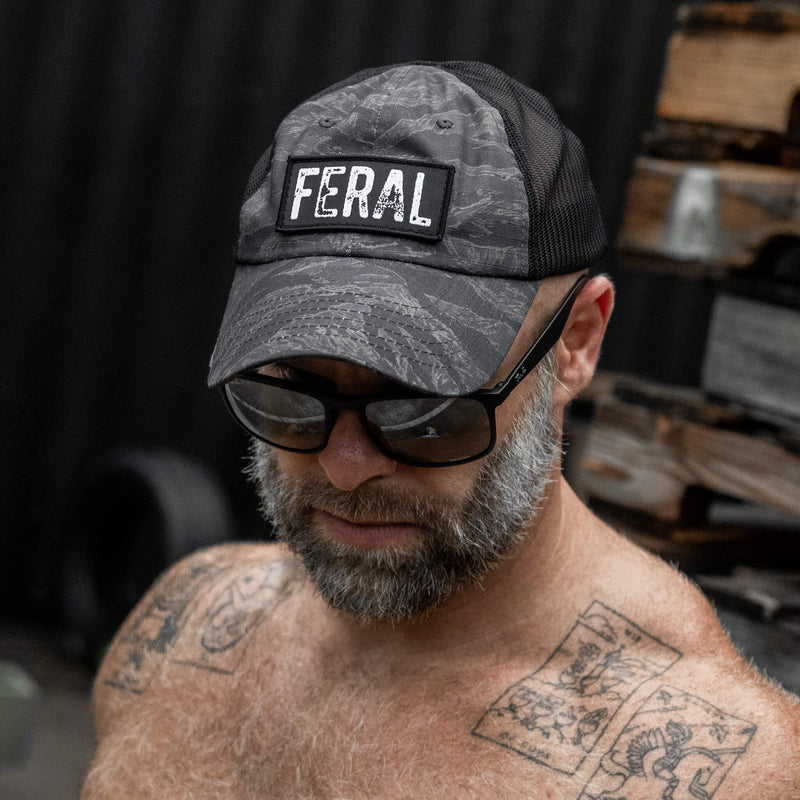Load image into Gallery viewer, Feral Patch RipStop Tactical Mesh Snapback Hat
