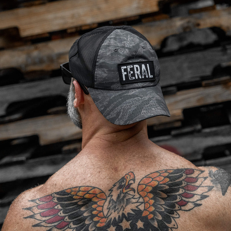 Load image into Gallery viewer, Feral Patch RipStop Mesh Snapback Hat
