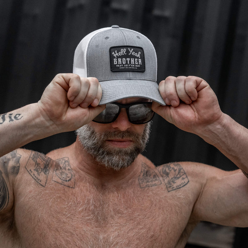 Load image into Gallery viewer, Hell Yeah Brother Patch Snapback Hat
