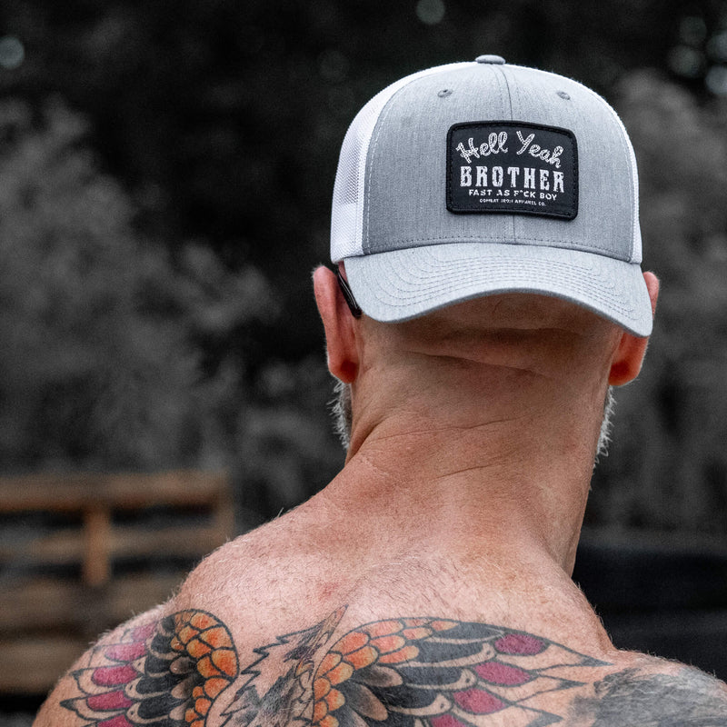 Load image into Gallery viewer, Hell Yeah Brother Patch Snapback Hat
