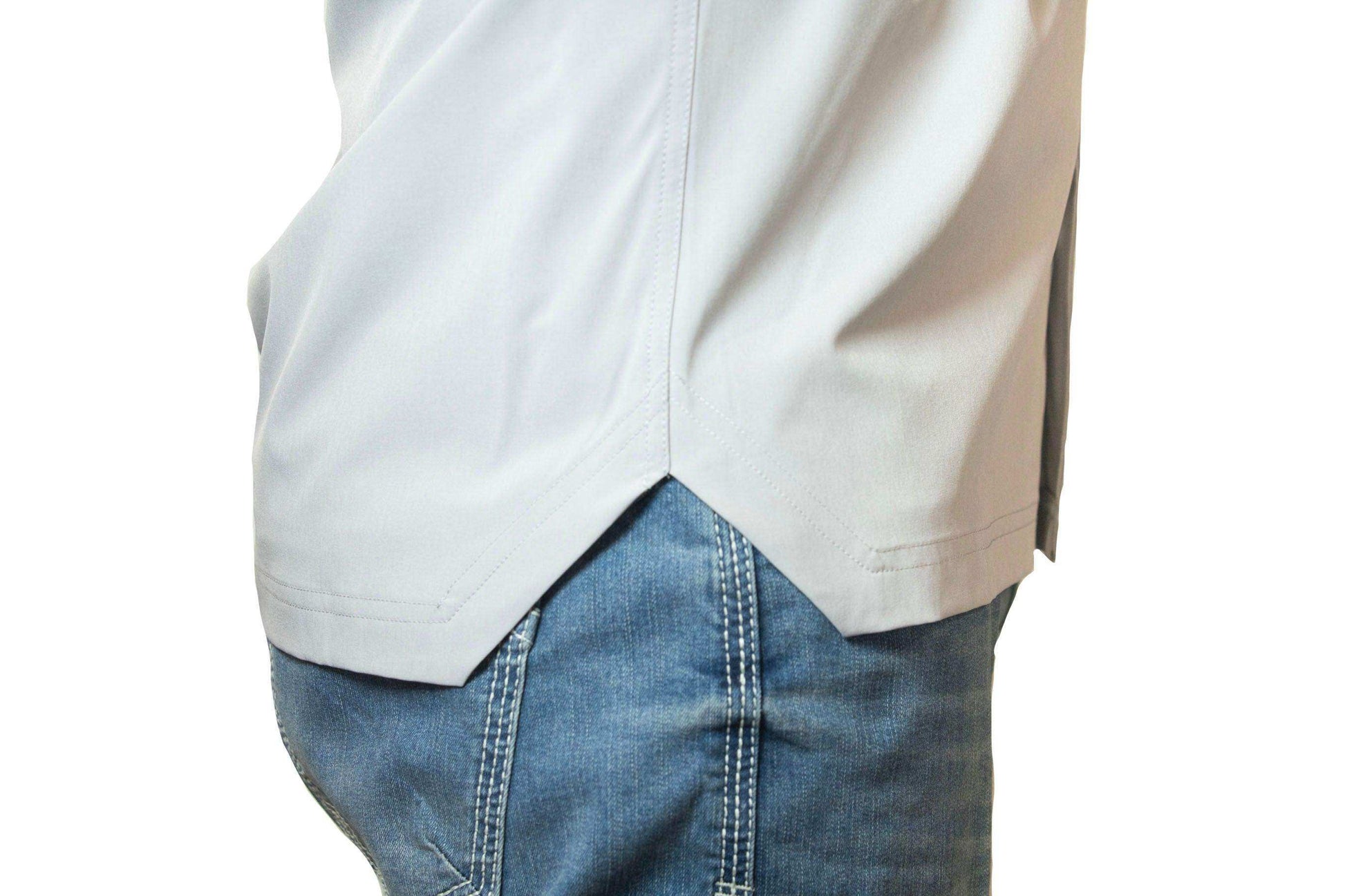 Long Sleeve Solid Lifestyle Button Down w/ REPEL-X - Skoutley Outdoors LLC
