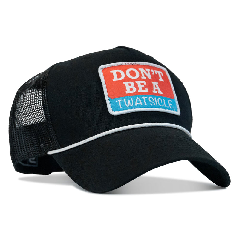 Load image into Gallery viewer, Don&#39;t Be A Twatsicle Patch Rope Snapback
