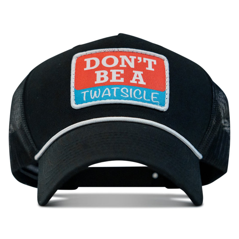 Load image into Gallery viewer, Don&#39;t Be A Twatsicle Patch Rope Snapback
