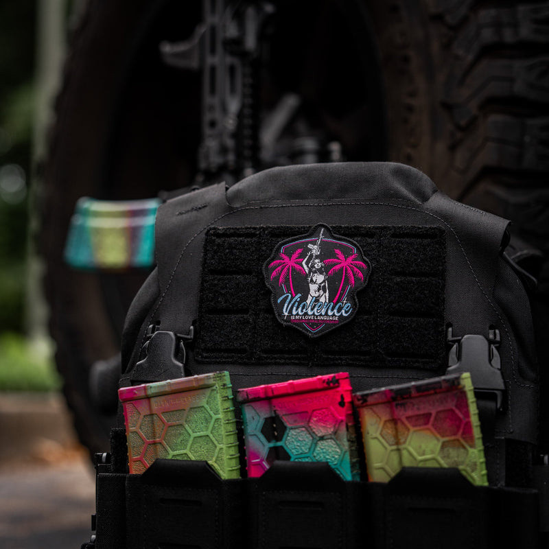 Load image into Gallery viewer, Violence Is My Love Language Velcro Patch
