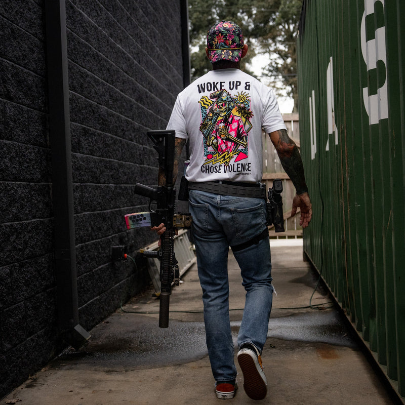 Load image into Gallery viewer, Woke Up &amp; Chose Violence Men&#39;s T-Shirt
