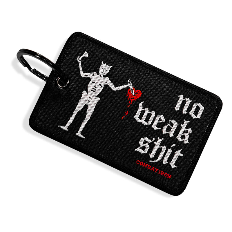Load image into Gallery viewer, No Weak Shit Patch Keychain
