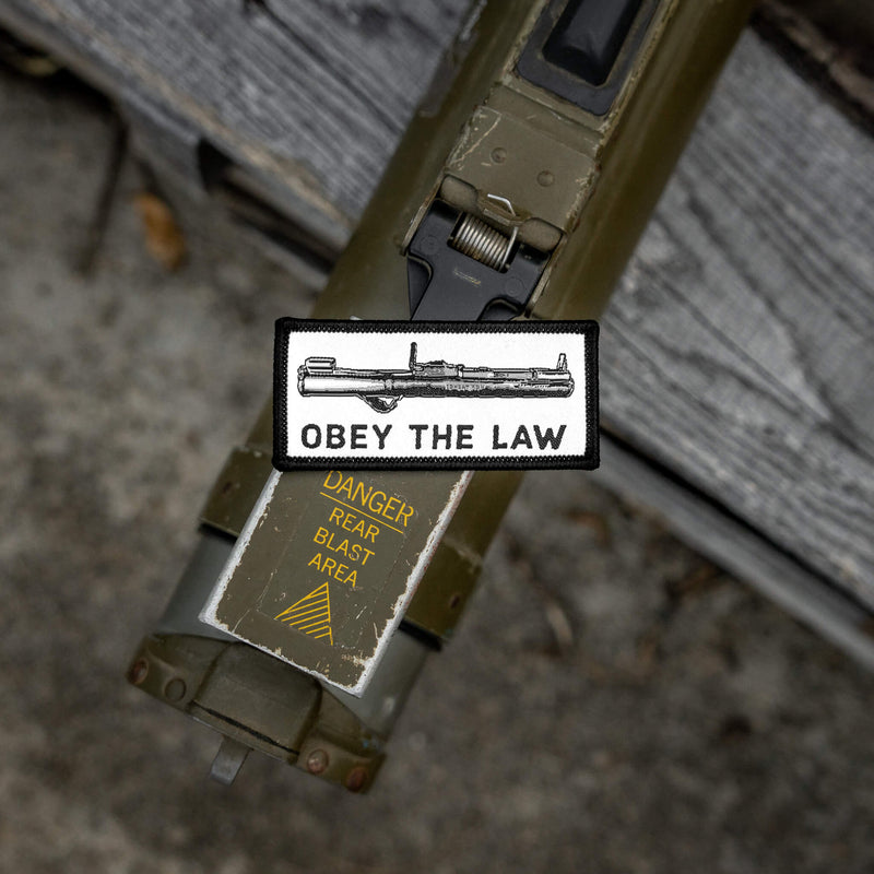 Load image into Gallery viewer, Obey The Law AT4 Velcro Patch
