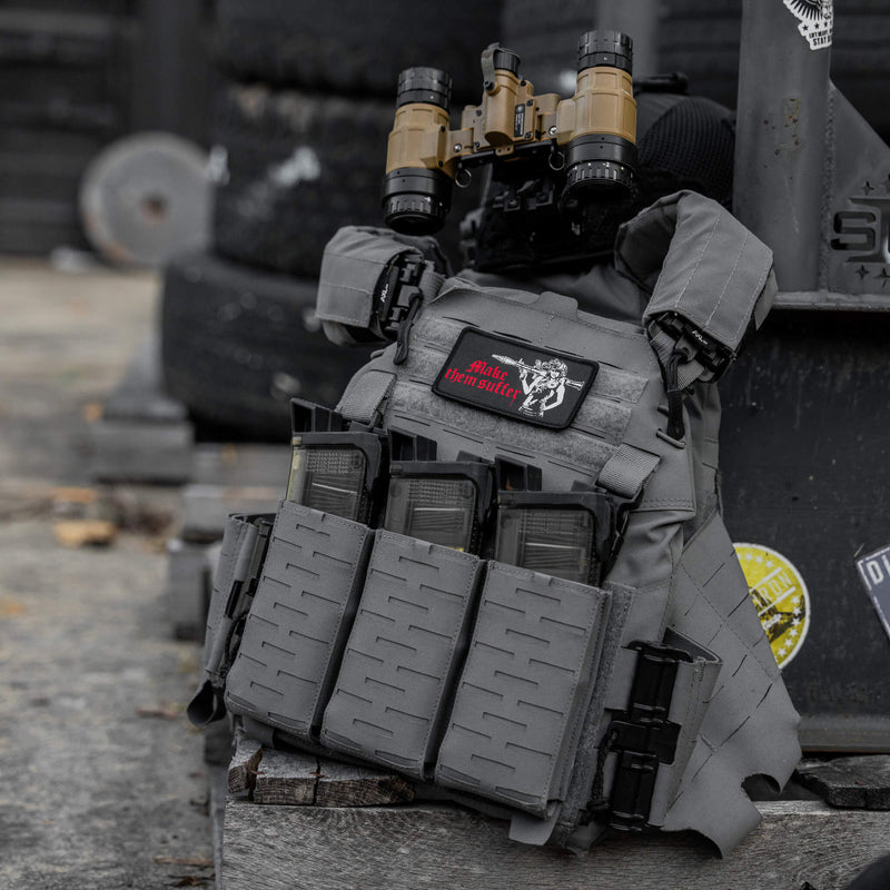 Load image into Gallery viewer, Make Them Suffer Embroidered Velcro Patch
