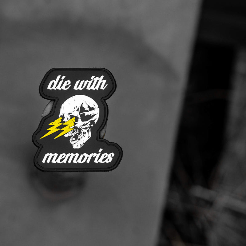 Load image into Gallery viewer, Die With Memories PVC Patch

