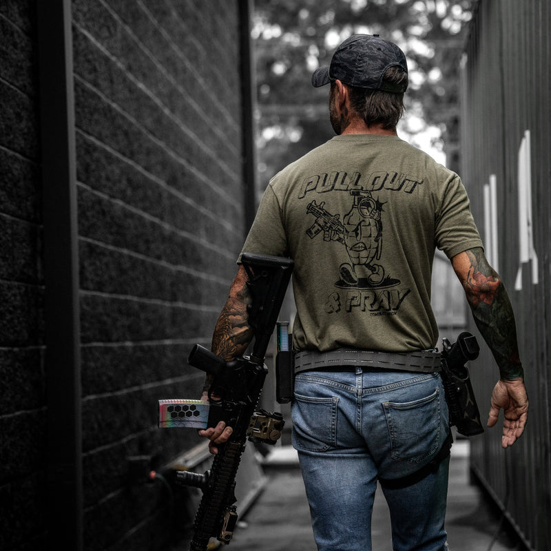 Load image into Gallery viewer, Pull Out And Pray Men's T-Shirt
