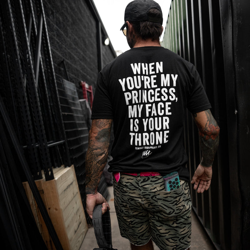 Load image into Gallery viewer, When You're My Princess, My Face Is Your Throne Men's T-Shirt
