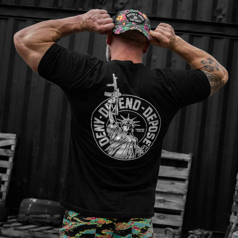 Load image into Gallery viewer, Deny. Defend. Depose Men's T-Shirt
