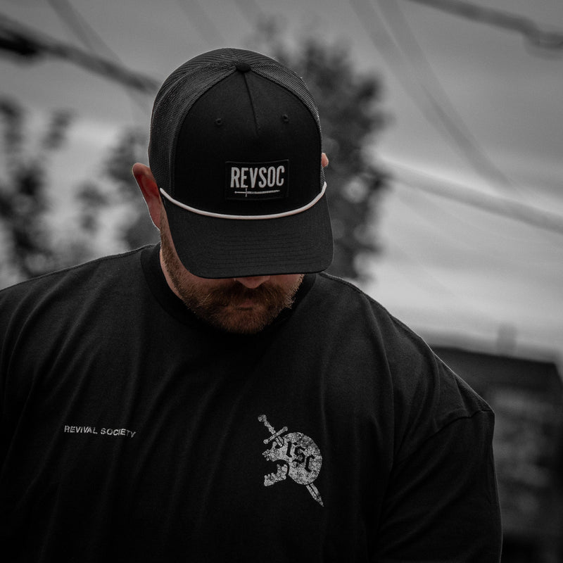 Load image into Gallery viewer, REVSOC Classic Patch Rope Snapback
